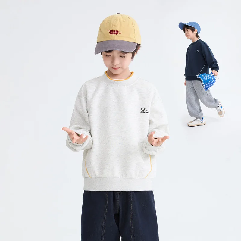 【KID】ダブルサイドロゴスウェット長袖トレーナー