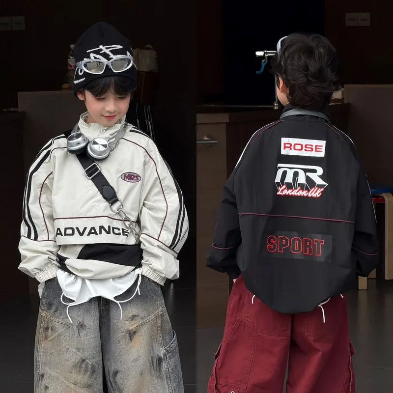 【KID】アドバンス英字ロゴ長袖Tシャツ