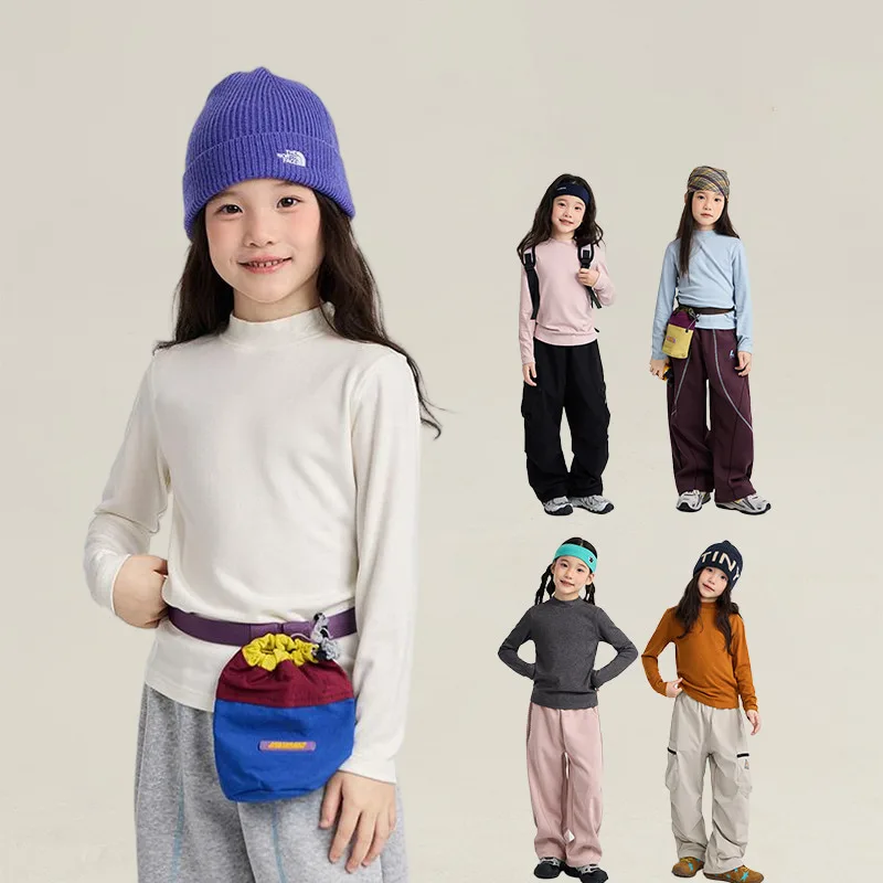 【KID】キッズハイネック長袖インナーTシャツ