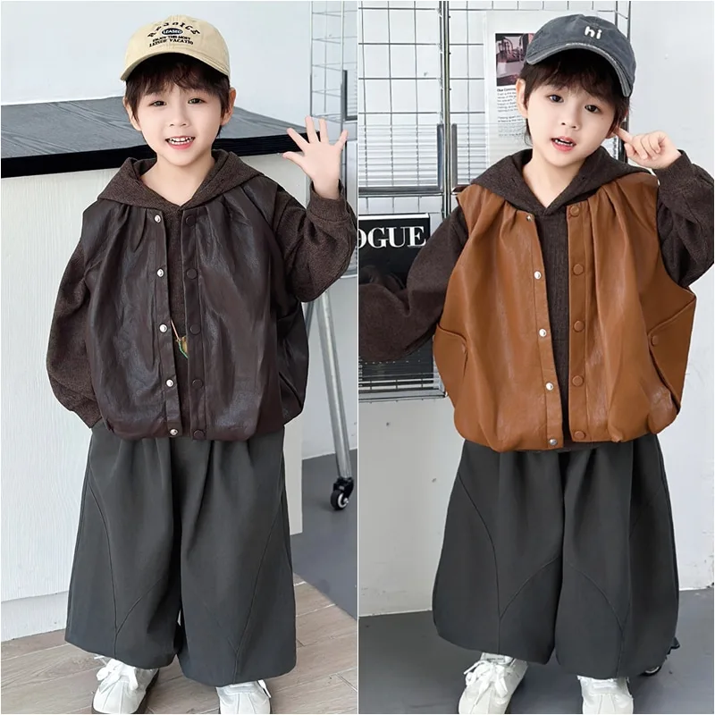 【セット】フードパーカーベストパンツ3点セット