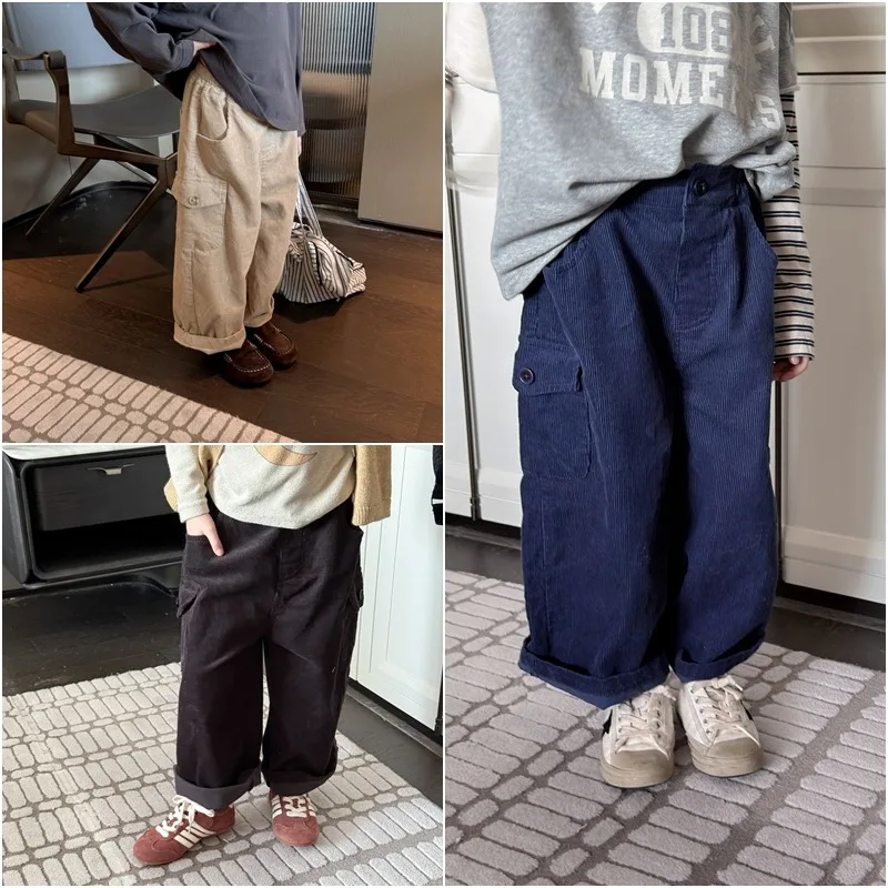 【KID】コーデュロイカーゴパンツ