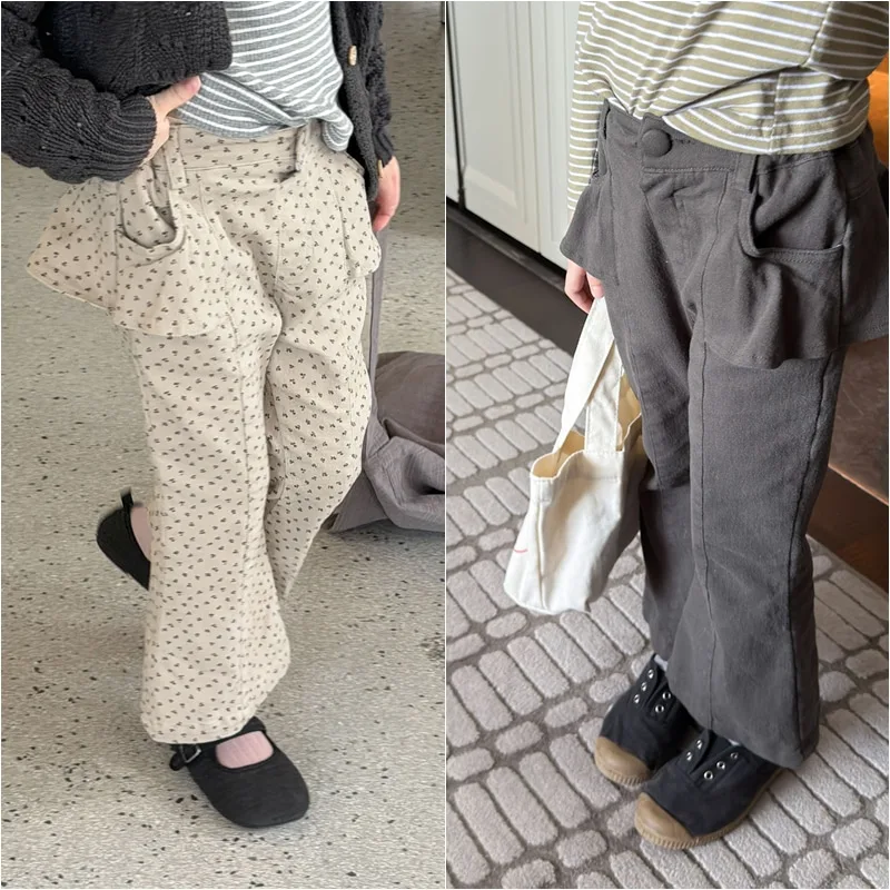 【KID】ハイウエストクロップドフレアパンツ