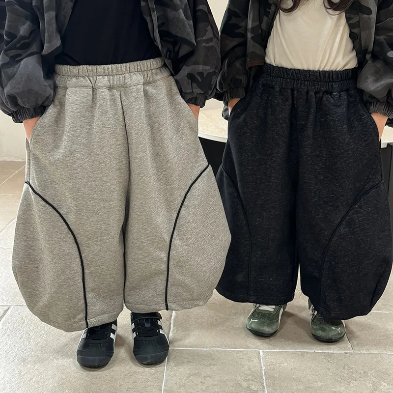 【KID】カーブ切替バルーンスウェットパンツ