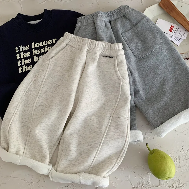 【KID】裏起毛キッズスウェットロングパンツ