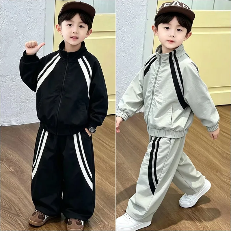 【セット】ライン入りスポーツジャケットパンツセット