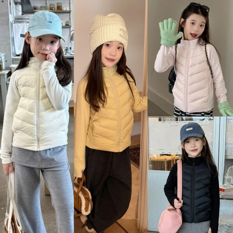 【KID】キッズキルティングジップアップベスト