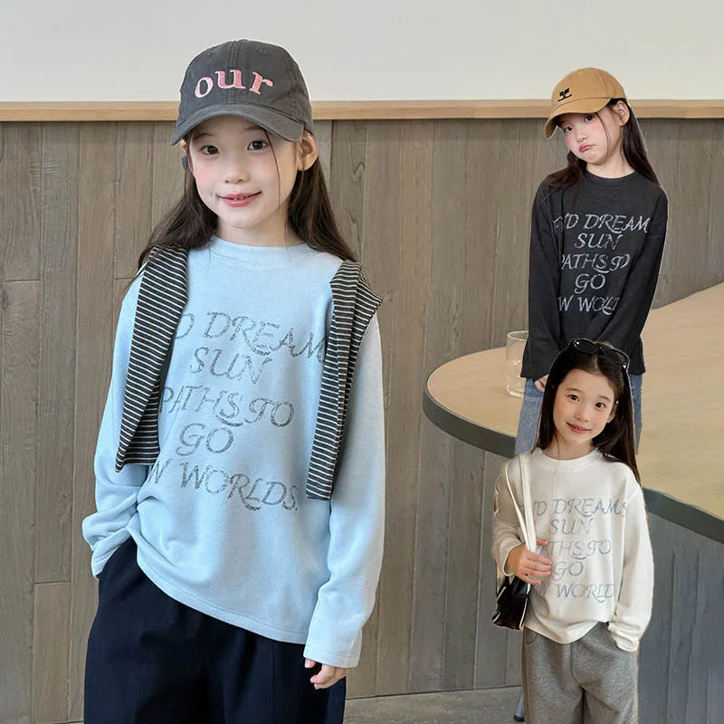 【KID】ワールドゴー英字ロゴ長袖Tシャツ