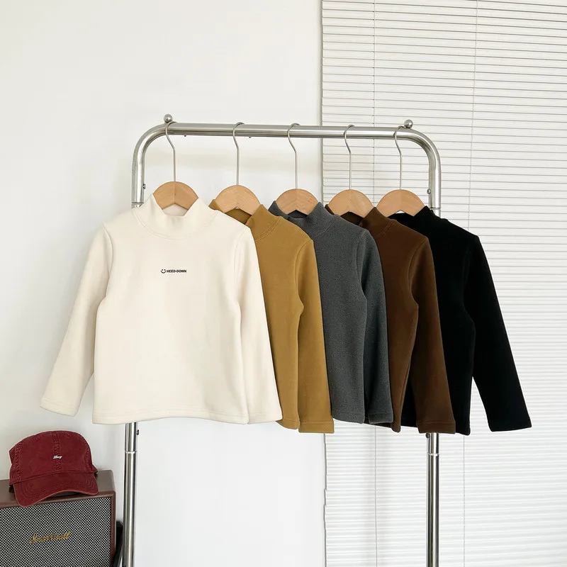 【KID】スマイル起毛長袖Tシャツ