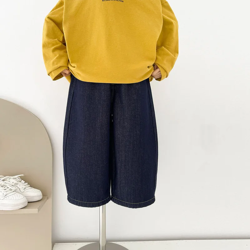 【KID】ココマリ裏起毛ワイドデニムパンツ