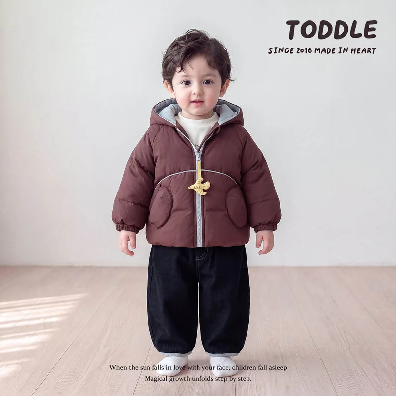 【BABY】バードモチーフ中綿フード付きジャケット