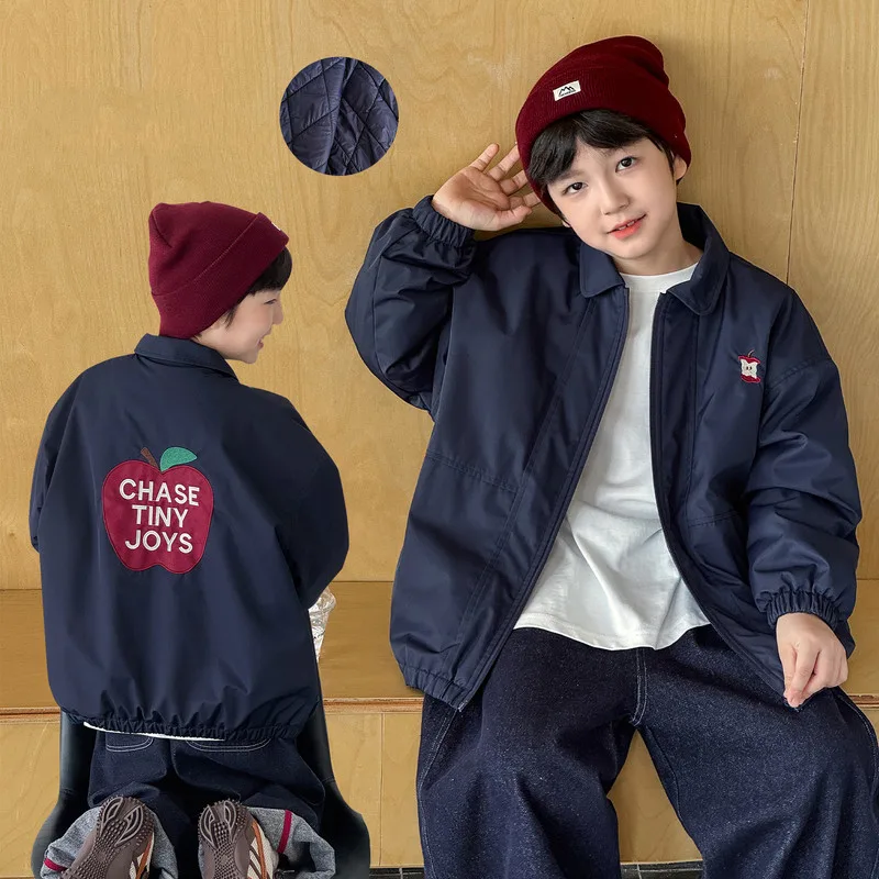 【KID】アップルモチーフキルティングジャケット