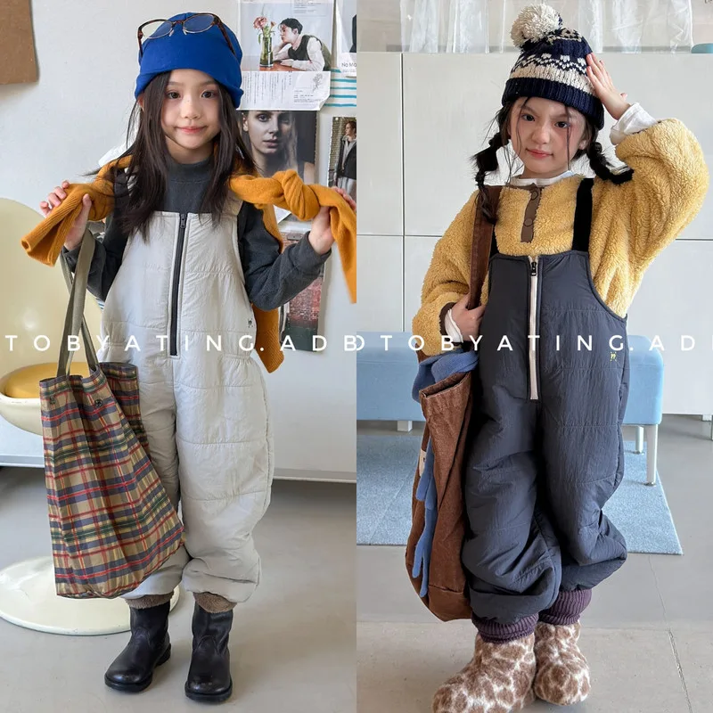 【KID】リーフサロペットパンツ