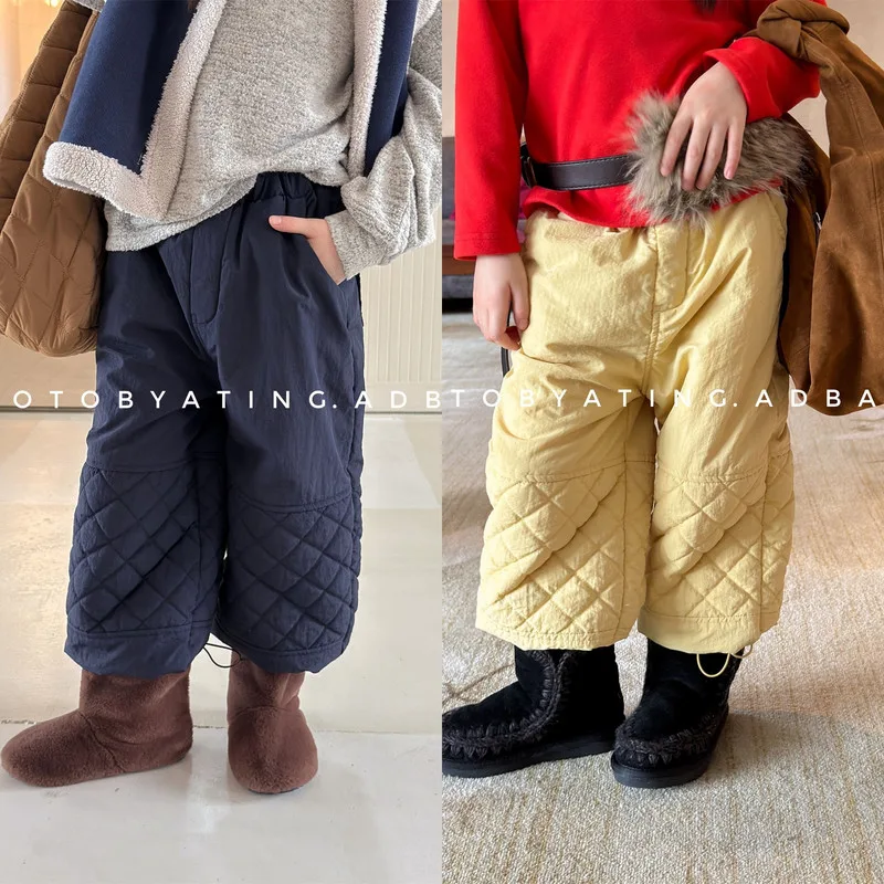 【KID】ダイヤキルティングロングパンツ