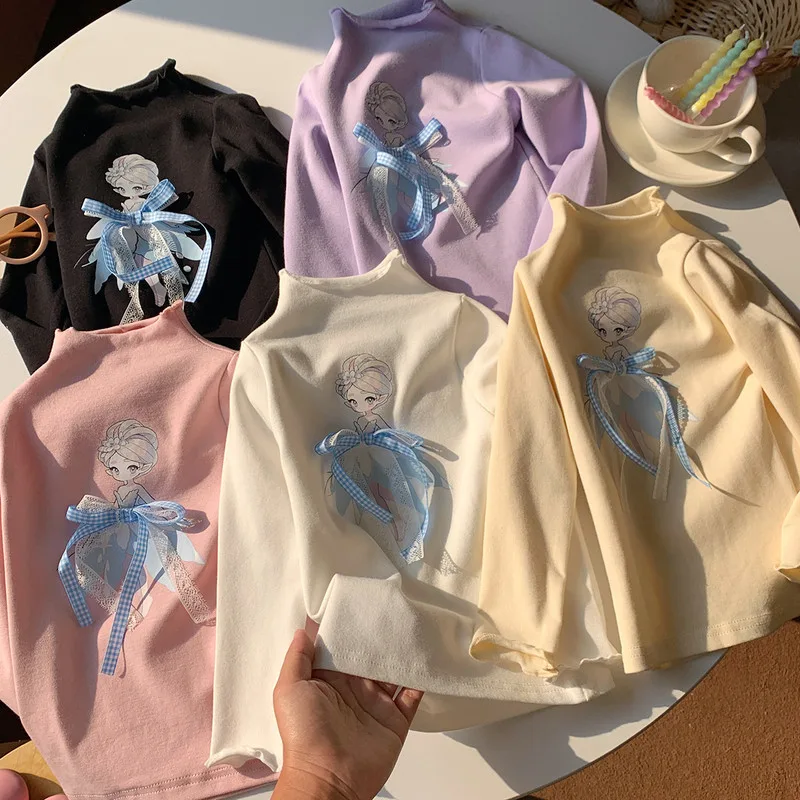【KID】ミニエンジェルイラスト長袖Tシャツ