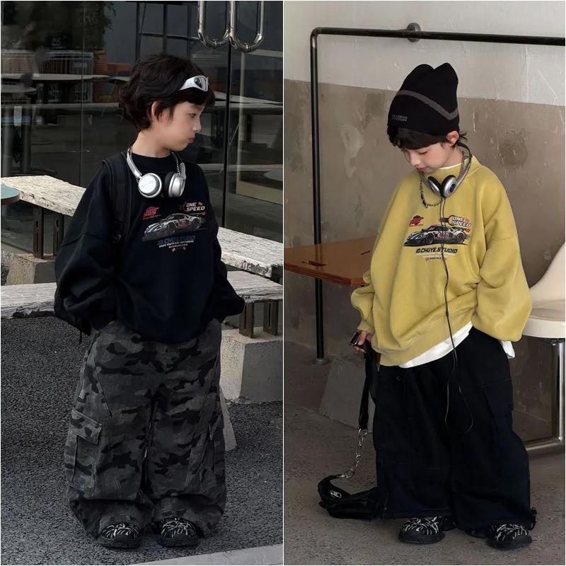【KID】スピードグラフィック裏起毛トレーナー