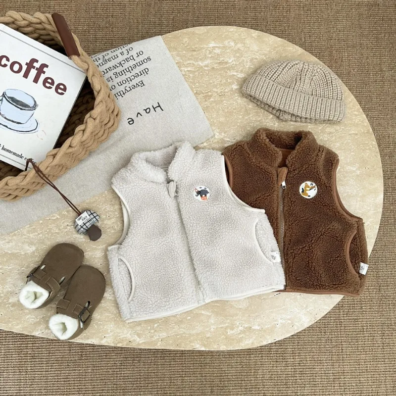 【BABY】キツネモチーフフリースベスト