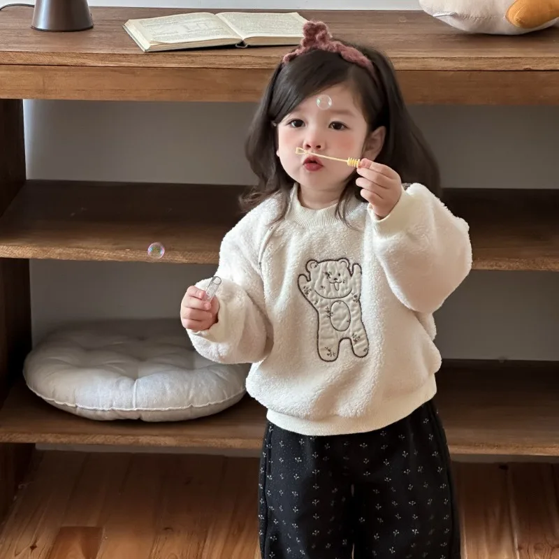 【BABY】くまとうさぎモチーフフリーストレーナー