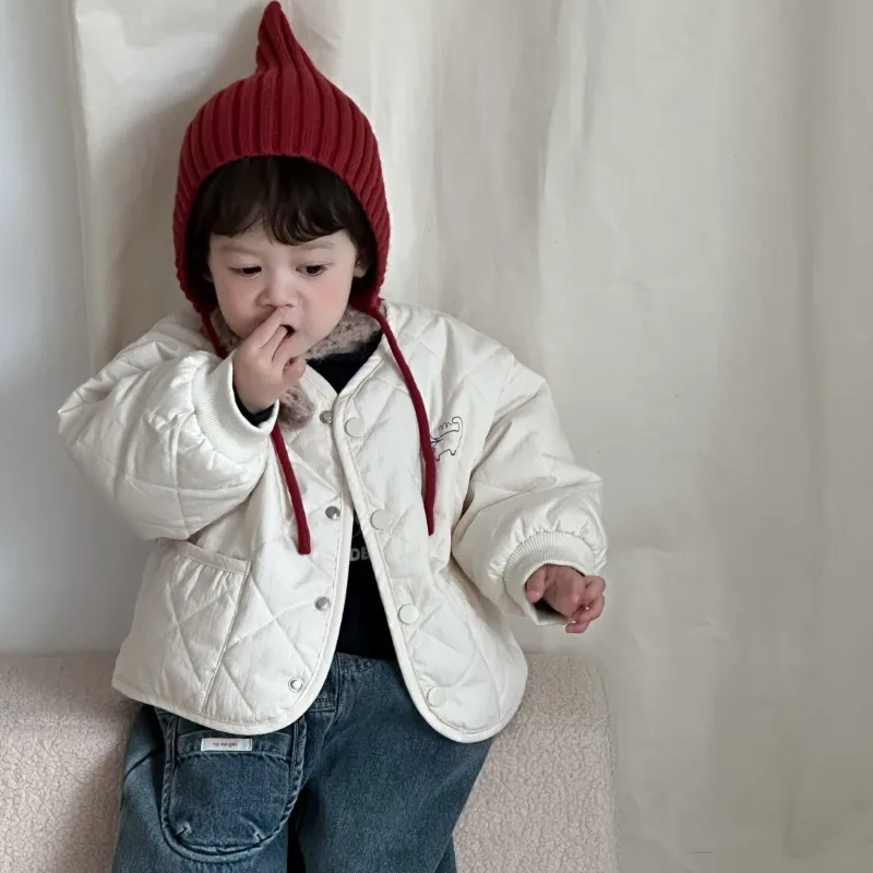 【BABY】アイボリーダイヤキルティングジャケット
