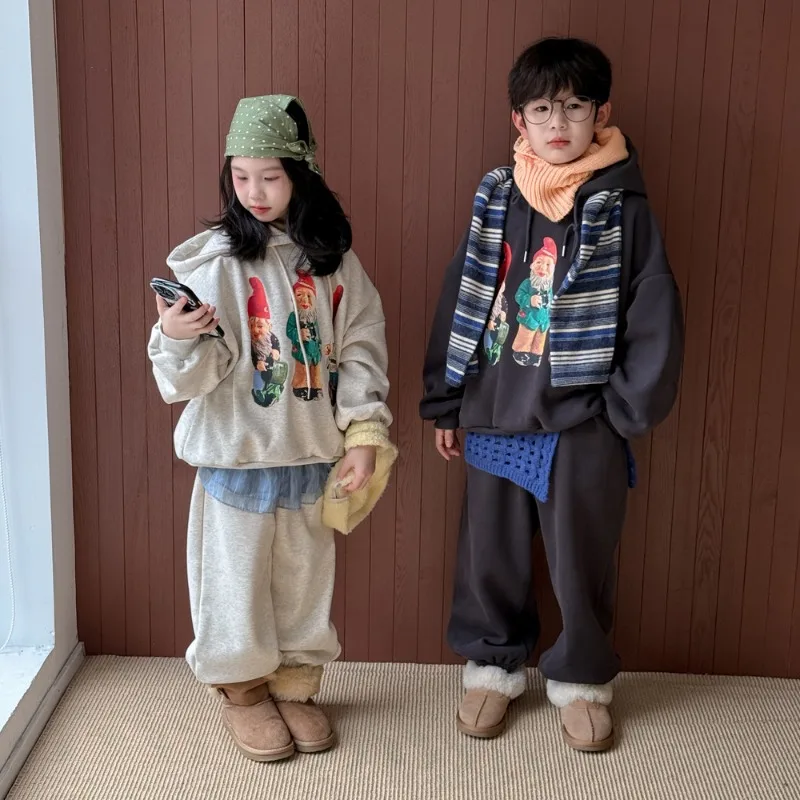 【セット】こびとフレンズフード裏起毛セットアップ