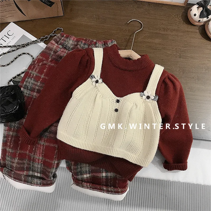 【セット】エンジェルニットトップス＋ベストセット