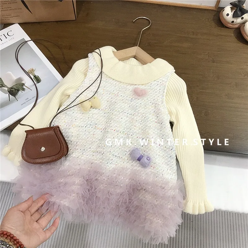 【セット】キャンディニット＋裏起毛ワンピースセット