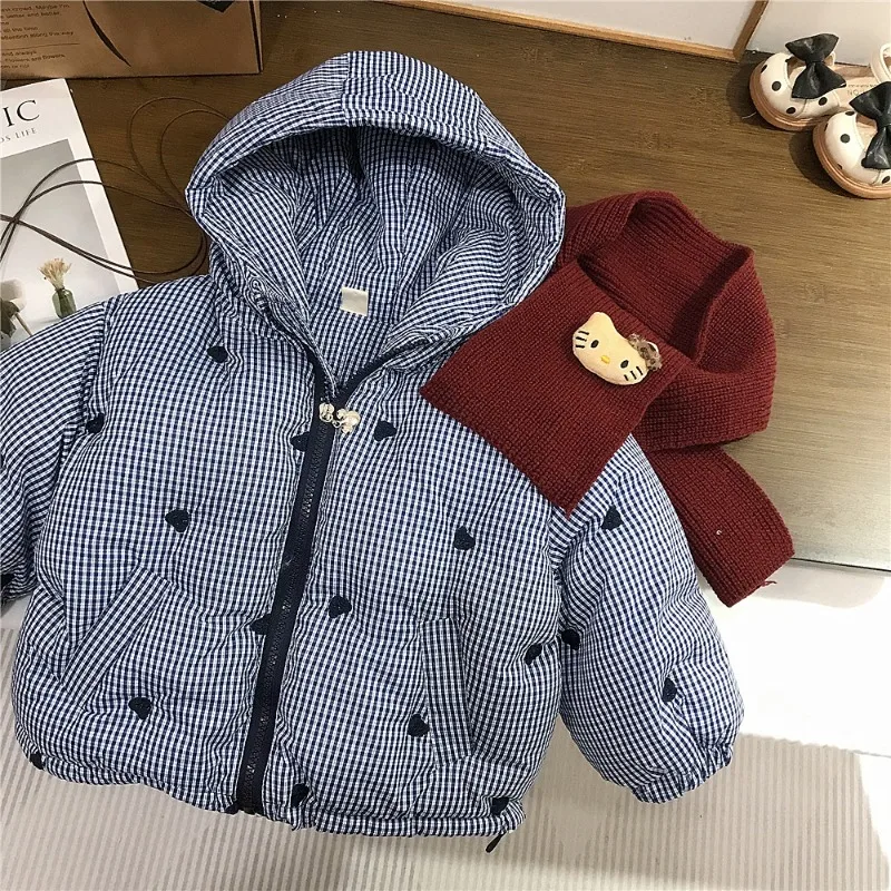 【KID】ハートチェック中綿ジャケット