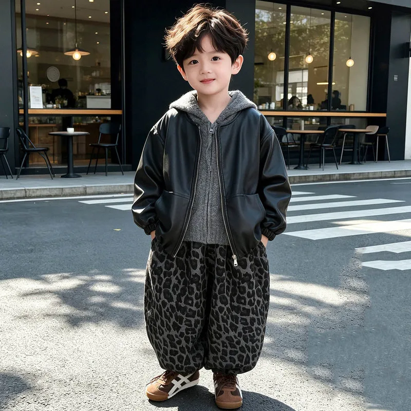 【セット】ニットフードジップアップジャケットパンツ3点セット