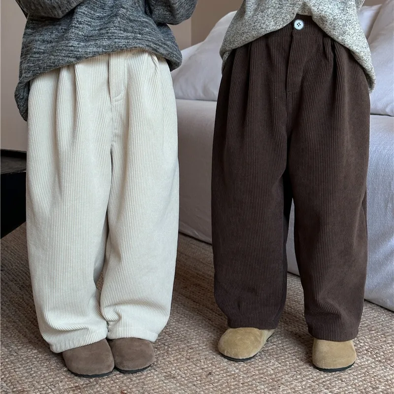 【KID】コーデュロイ裏起毛ロングパンツ