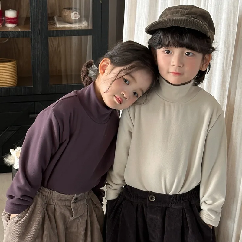 【KID】キッズタートルネック長袖Tシャツ