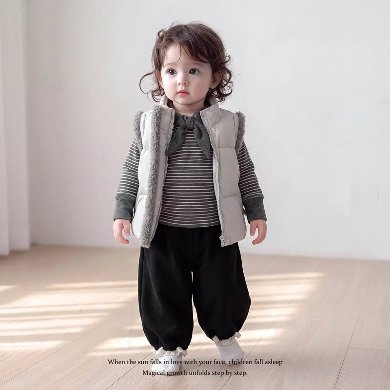 【BABY】グレーベスト