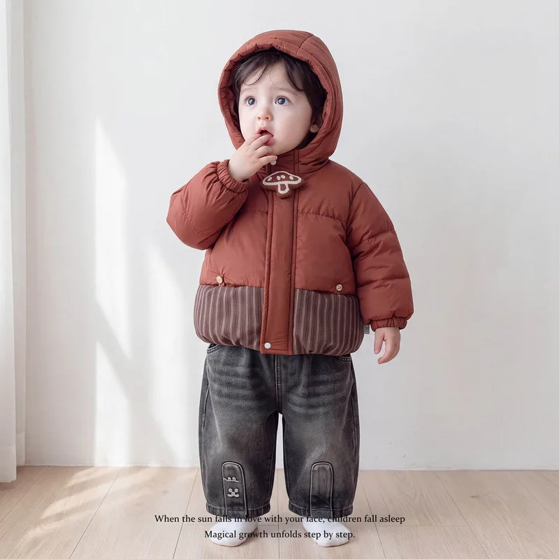【BABY】マッシュルーム切替フードジャケット
