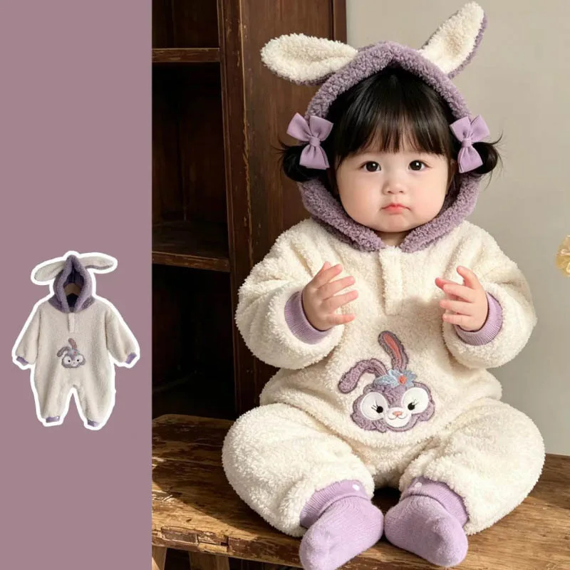 【BABY】うさぎモチーフベビーロンパース