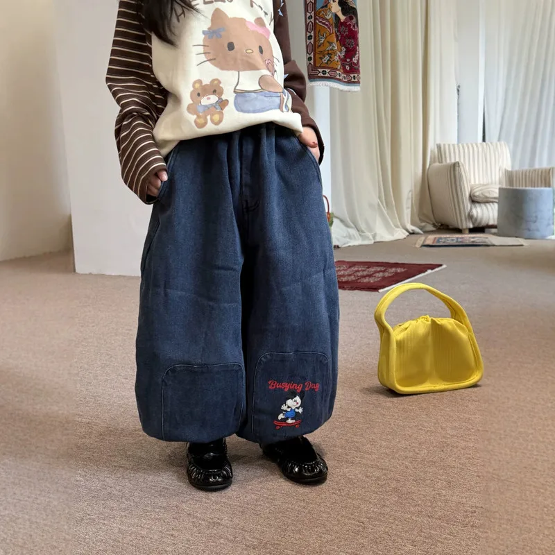 【KID】裏起毛デニムバルーンパンツ