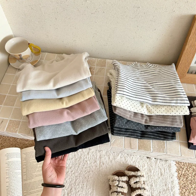 【KID】ガーデンオリーブ裏起毛長袖Tシャツ