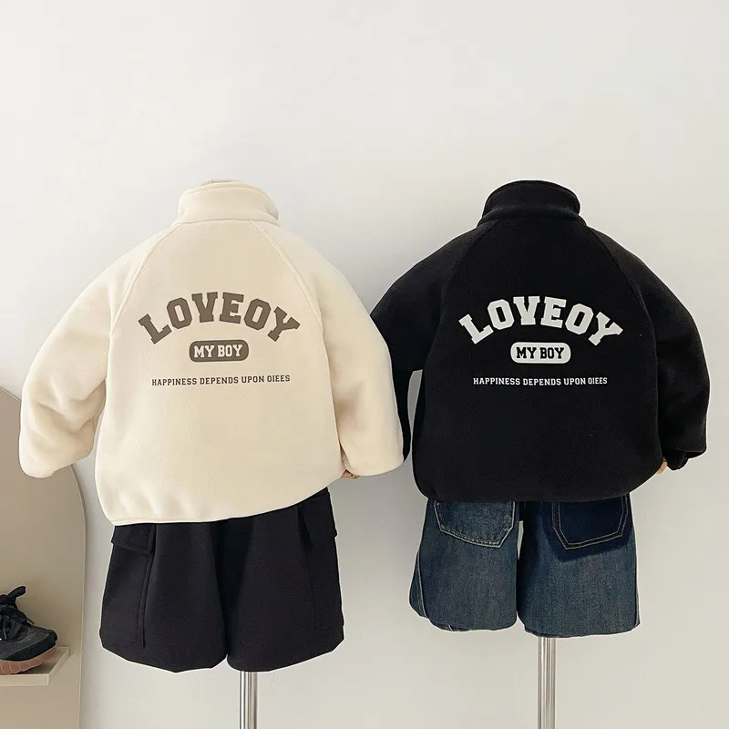 【KID】LOVEY英字ロゴハイネックジャケット