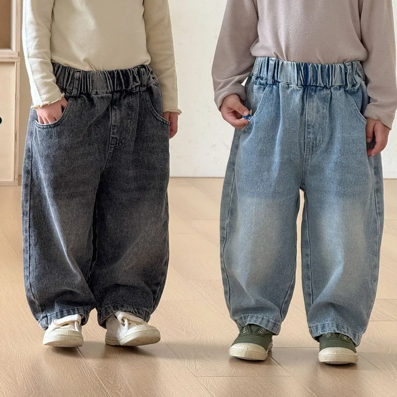 【KID】カーブシルエットキッズデニムパンツ