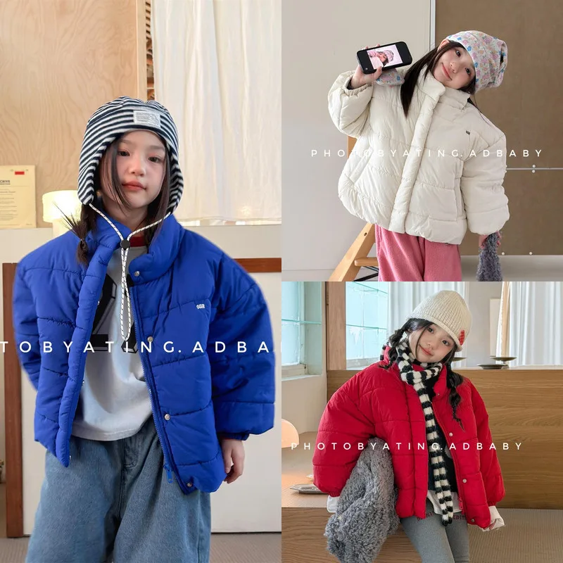 【KID】パッチ付きボリュームシルエット中綿ジャケット