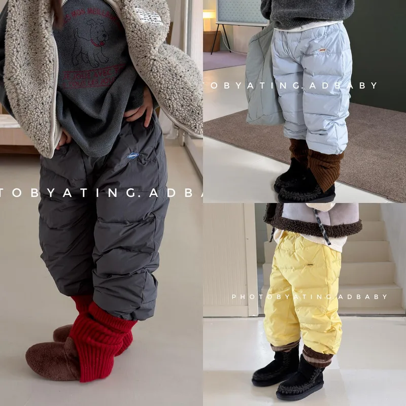 【KID】キルティングウエストゴムロングパンツ
