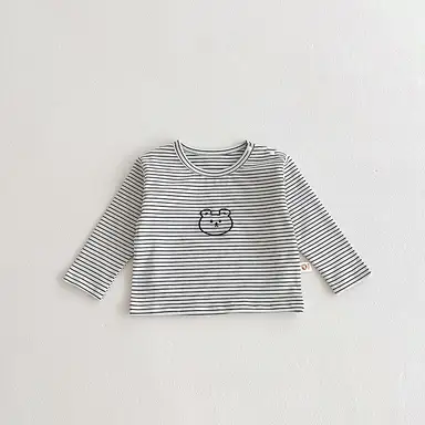 アイボリーストライプトップス