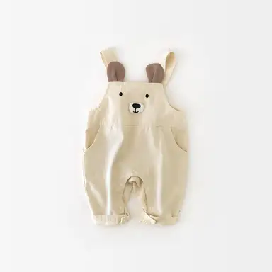 アイボリーサロペットカバーオール