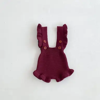 レッド サロペット パンツ