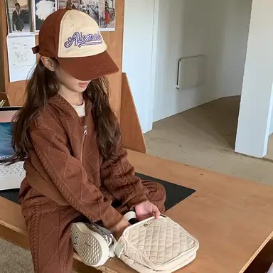 ブラウン 上下セット