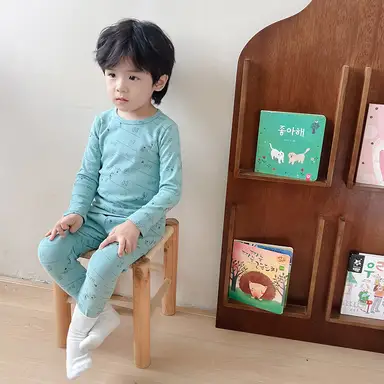 ブルー上下セット