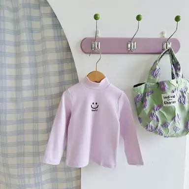 パープル トップス