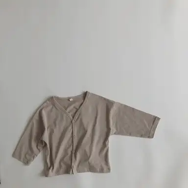 グレーカーディガン