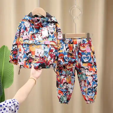 レッド 上下セット