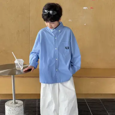ブルー シャツ