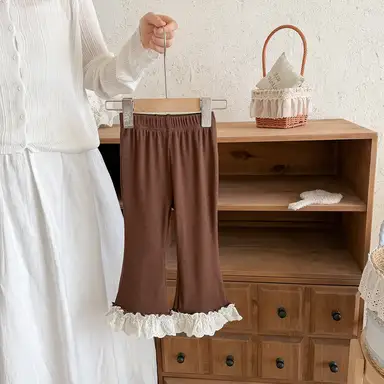 ブラウン パンツ