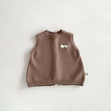 ライトブラウン ベスト