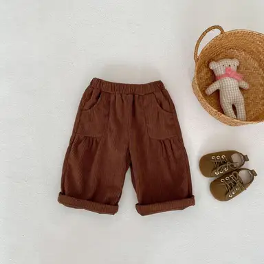 ブラウン パンツ